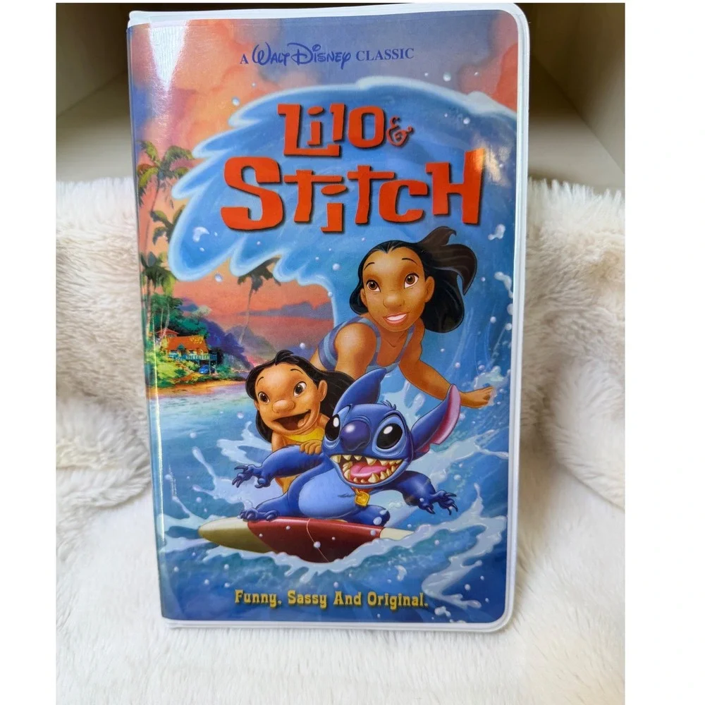 NEW Lilo & Stitch VHS Case Journal Classic Clamshell Videotape Style Y2K 90s
